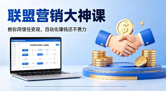 联盟营销大神课，教你用信任变现，自动化賺钱还不费力【原创双语字幕】-科技美南博客