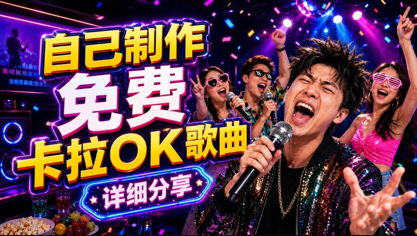零基础AI制作免费卡拉OK视频教程，从歌曲生成、音轨分离到字幕制作、视频导出，手把手教学-科技美南博客