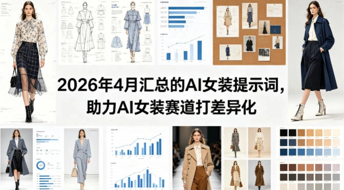 2026年4月汇总的AI女装提示词，助力AI女装赛道打差异化-科技美南博客