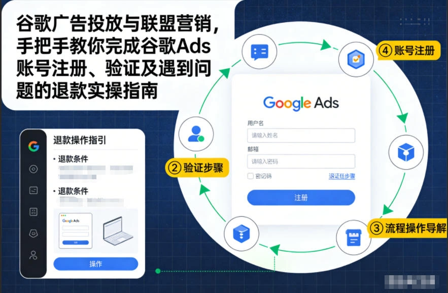 谷歌广告投放与联盟营销，手把手教你完成谷歌Ads账号注册、验证及遇到问题的退款实操指南-科技美南博客