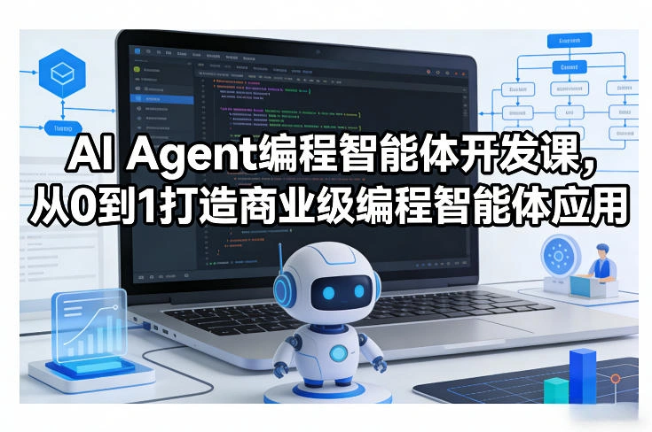 AI Agent编程智能体开发课，从0到1打造商业级编程智能体应用-科技美南博客