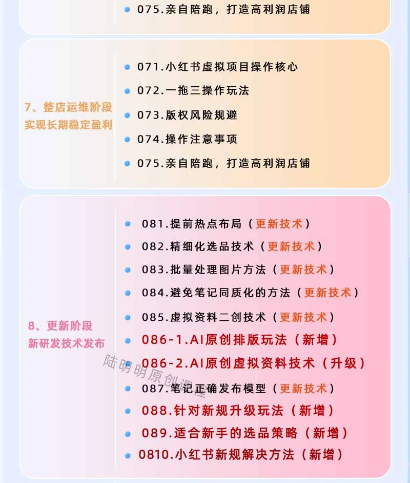 图片[4]-小红书虚拟项目特训班9.0，全面拥抱AI，批量产出原创PPT货源，单品/单店纯利润几万到几十W-科技美南博客