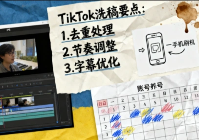TikTok洗稿剪辑全流程课-科技美南博客