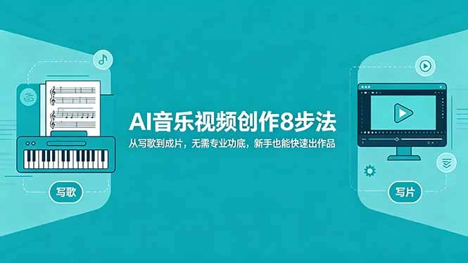 AI音乐视频创作8步法：从写歌到成片，无需专业功底，新手也能快速出作品-科技美南博客