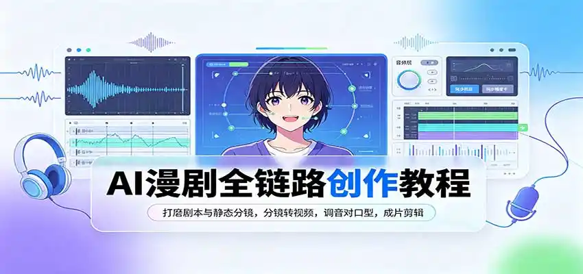 AI漫剧全链路创作教程：打磨剧本与静态分镜，分镜转视频，调音对口型，成片剪辑-科技美南博客