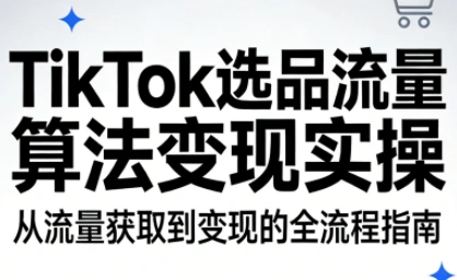 TikTok选品流量算法变现实操-科技美南博客