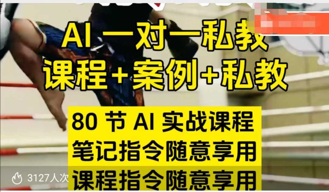 AI指令实战课，课程+案例，80节AI实战课程，笔记指令随意享用，课程指令随意享用(更新26年3月)-科技美南博客