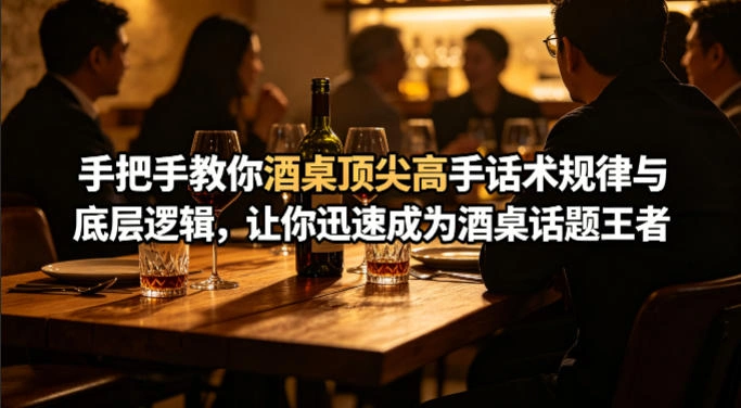 付费文章：手把手教你酒桌顶尖高手话术规律与底层逻辑，让你迅速成为酒桌话题王者(二十年全网独家经验分享)-科技美南博客