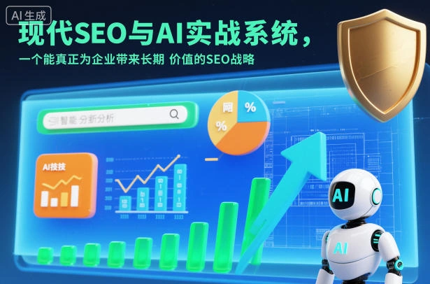 现代SEO与AI实战系统，一个能真正为企业带来长期价值的SEO战略(英语+中文字幕)-科技美南博客