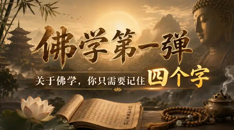 付费文章:佛学第一弹,关于佛学,你只需要记住四个字-科技美南博客