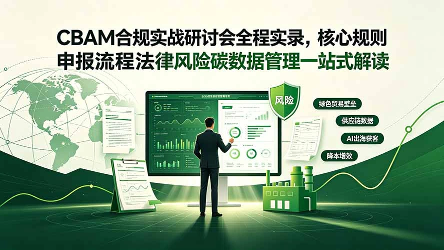 CBAM合规实战研讨会全程实录，核心规则申报流程法律风险碳数据管理一站式解读-科技美南博客