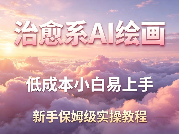 治愈系AI绘画提示词项目，低成本小白易上手，每天10分钟，新手保姆级实操教程-科技美南博客