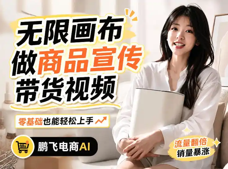 不用模特不用拍，AI生成电商带货视频｜无限画布从0到1搭建教程，全程实操演示，新手也能跟着落地-科技美南博客