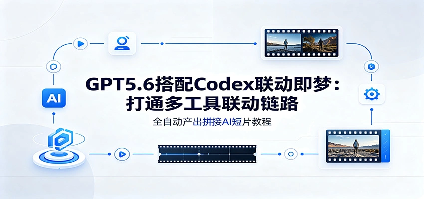 GPT5.6搭配Codex联动即梦:打通多工具联动链路,全自动产出拼接AI短片教程-科技美南博客