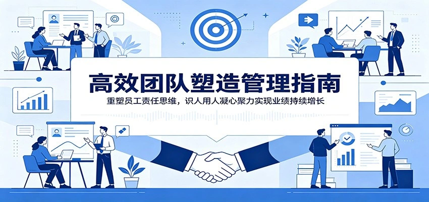 高效团队塑造管理指南：重塑员工责任思维，识人用人凝心聚力实现业绩持续增长-科技美南博客