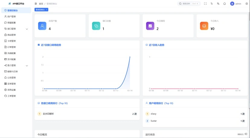 最新楠枫解析计费系统源码 Java+Vue版本