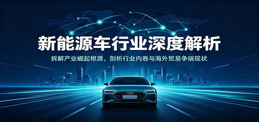 新能源车行业深度解析：拆解产业崛起根源，剖析行业内卷与海外贸易争端现状-科技美南博客