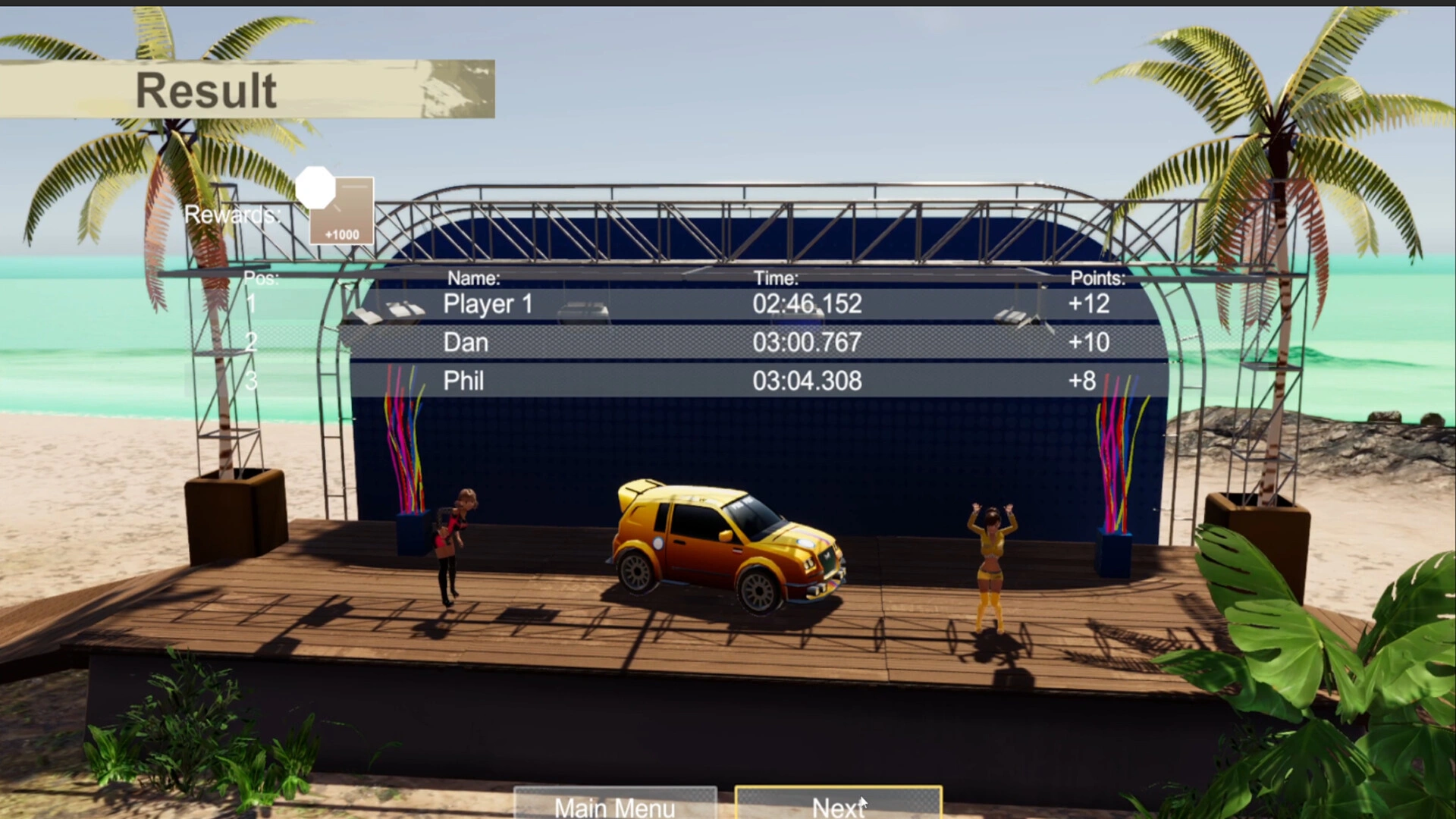 霓虹弯道赛车/Neon Curves Racing