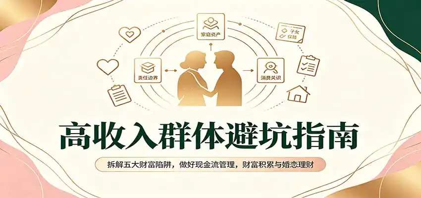 高收入群体避坑指南：拆解五大财富陷阱，做好现金流管理，财富积累与婚恋理财-科技美南博客