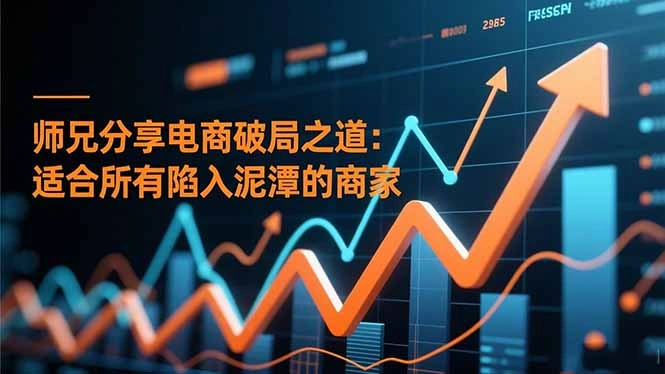 师兄分享电商破局之道:适合所有陷入泥潭的商家-科技美南博客