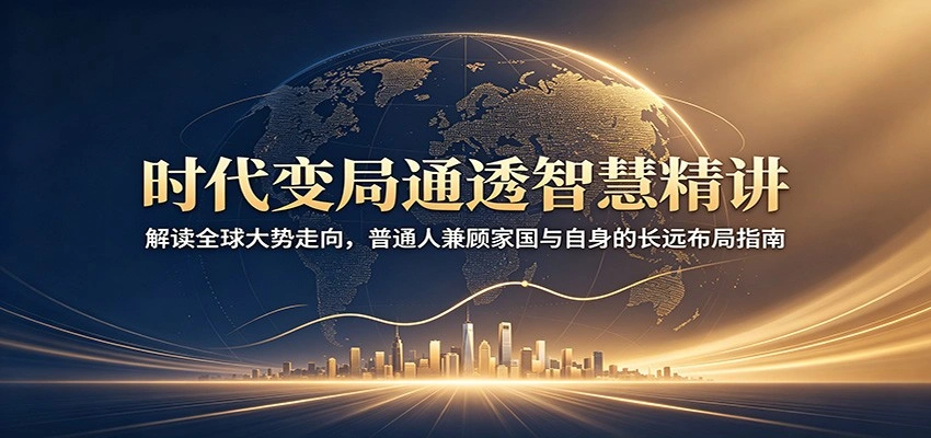 时代变局通透智慧精讲：解读全球大势走向，普通人兼顾家国与自身的长远布局指南-科技美南博客
