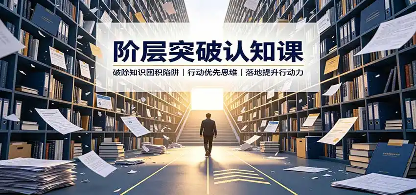 阶层突破认知课:破除知识囤积陷阱,行动优先思维,落地提升行动力-科技美南博客