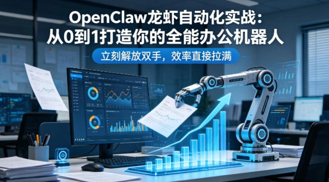 OpenClaw龙虾自动化实战：从0到1打造你的全能办公机器人，立刻解放双手，效率直接拉满-科技美南博客