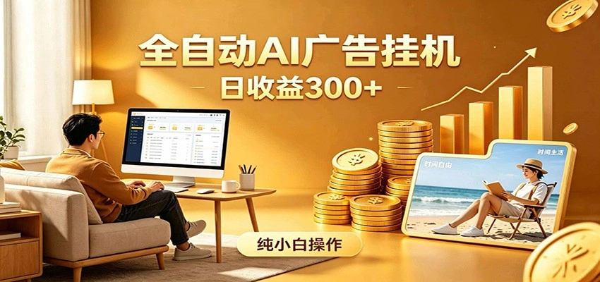 AI风口项目，全程解放双手，后台自动运行赚取收益，每天稳定收益300+-科技美南博客