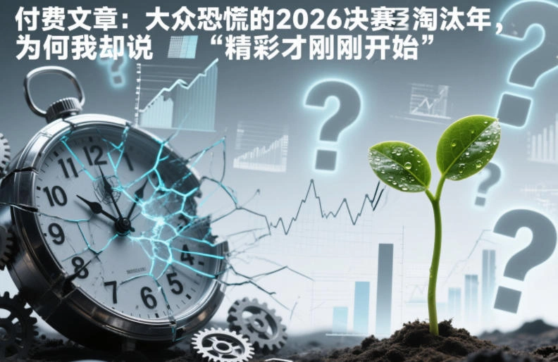 付费文章：大众恐慌的2026决赛淘汰年，为何我却说“精彩才刚刚开始”？-科技美南博客