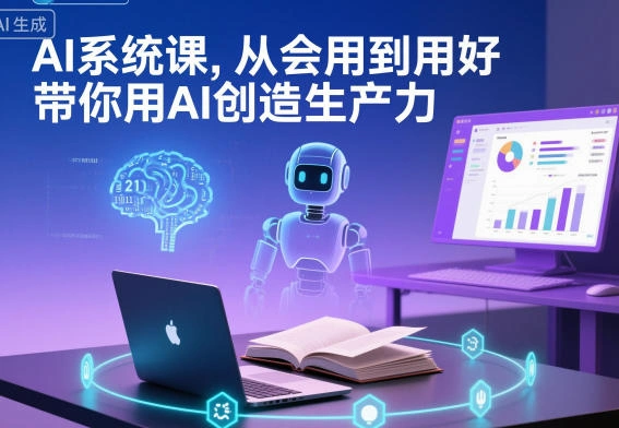 AI系统课，从会用到用好，带你用AI创造生产力-科技美南博客