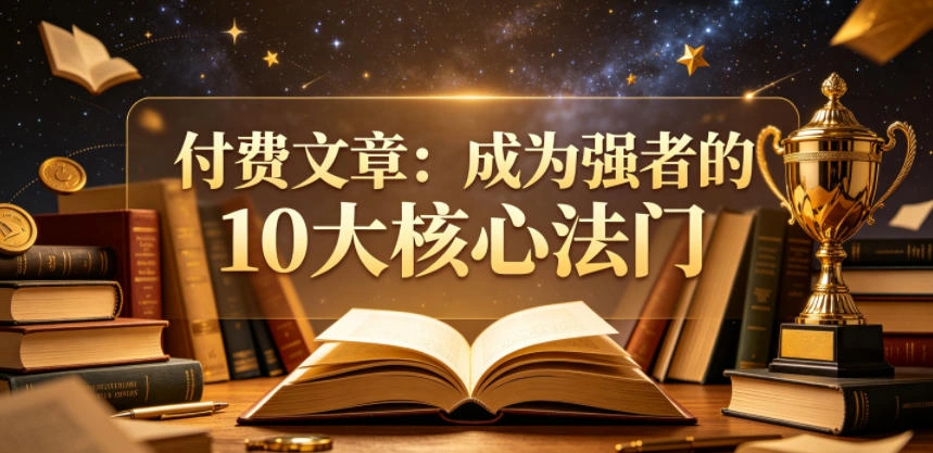 付费文章：成为强者的10大核心法门-科技美南博客