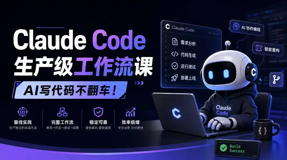 Claude Code生产级工作流课,AI写代码不翻车!【原创双语字幕】