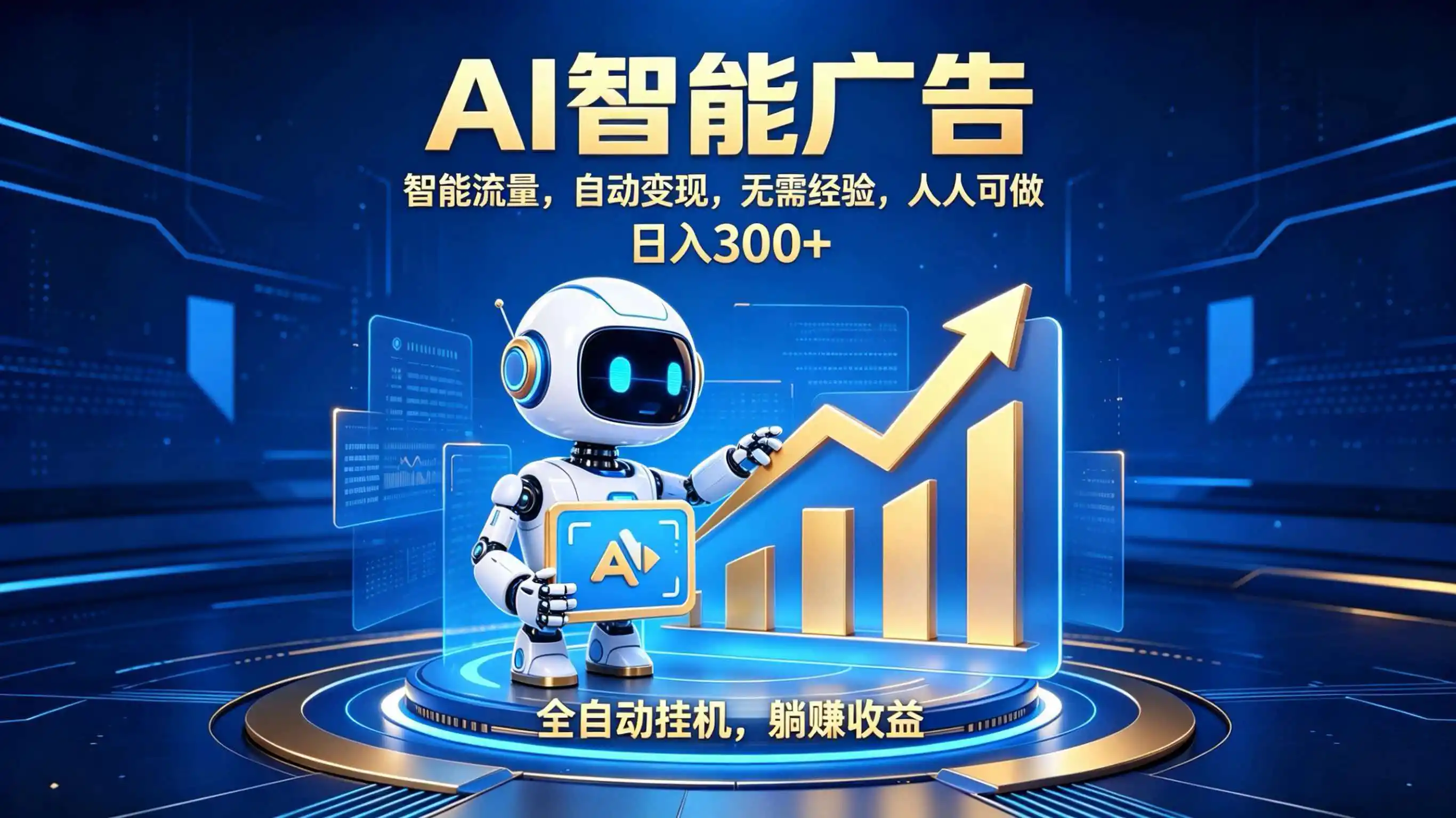 轻资产新赛道，全自动AI广告，打造持续收益-科技美南博客