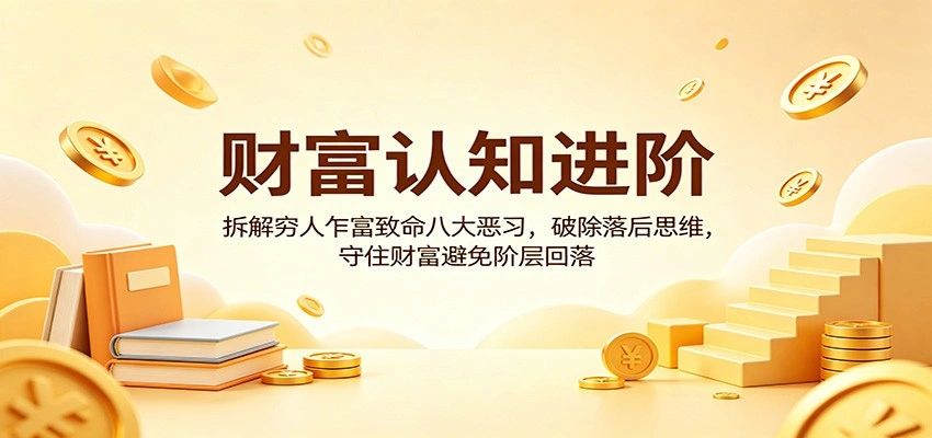 财富认知进阶：拆解穷人乍富致命八大恶习，破除落后思维，守住财富避免阶层回落-科技美南博客