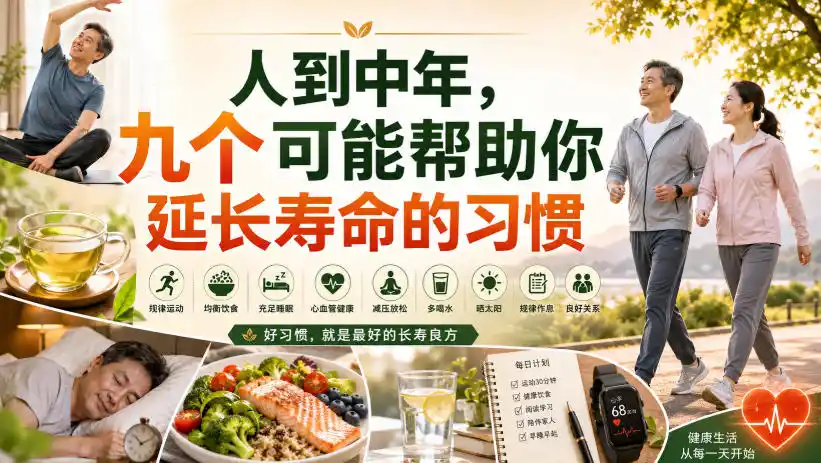 付费文章：人到中年，九个可能帮助你延长寿命的习惯-科技美南博客