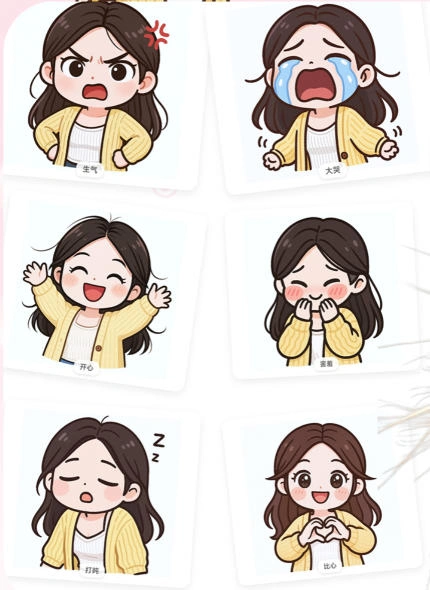 一张照片秒变多种表情包,三步就能拥有专属表情包库,零门槛玩转社交新玩法【文档】