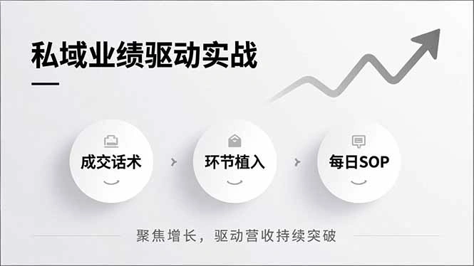 私域业绩驱动实战，成交话术、环节植入、每日SOP，聚焦增长，驱动营收持续突破-科技美南博客