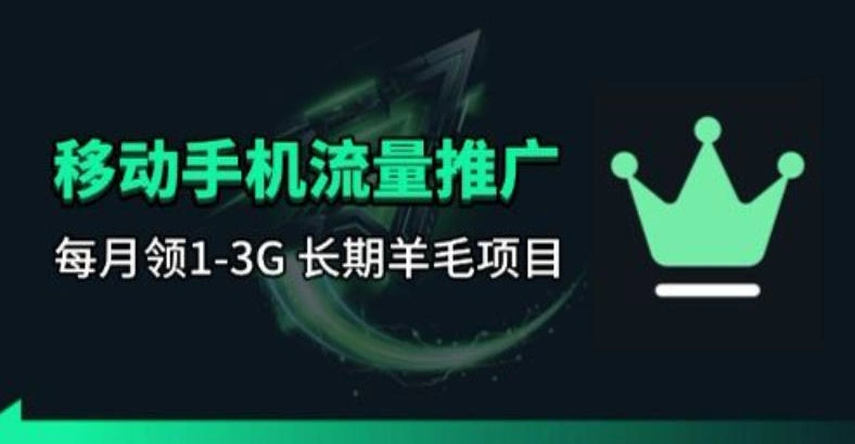 手机流量领取推广_每月一轮，刚需类的长期项目-科技美南博客