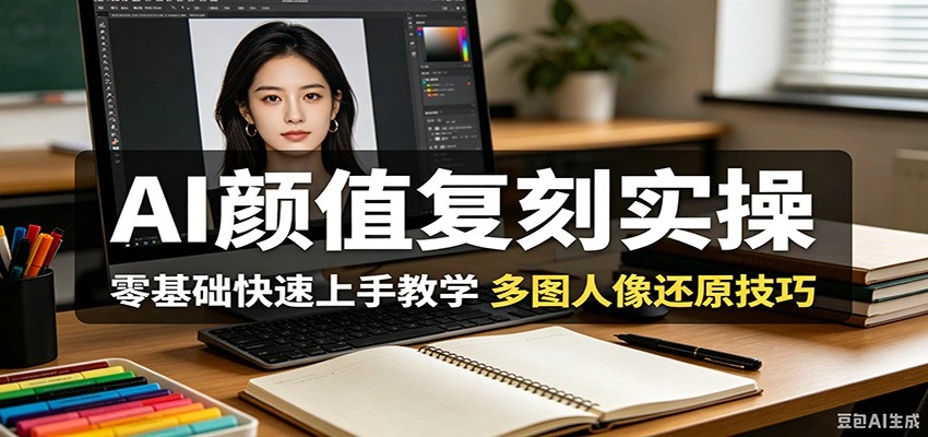 AI颜值复刻实操，零基础快速上手教学，多图人像还原技巧-科技美南博客