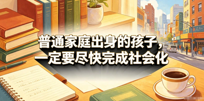 付费文章：普通家庭出身的孩子，一定要尽快完成社会化-科技美南博客