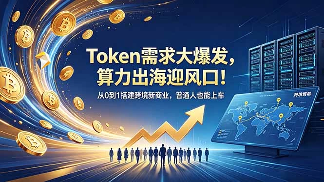 Token需求大爆发，算力出海迎风口！从0到1搭建跨境新商业，普通人也能上车-科技美南博客
