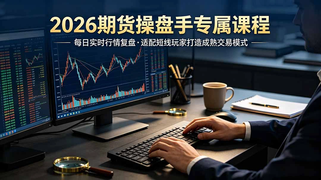 2026期货操盘手专属课程-更新7月11，每日实时行情复盘，适配短线玩家打造成熟交易模式-科技美南博客