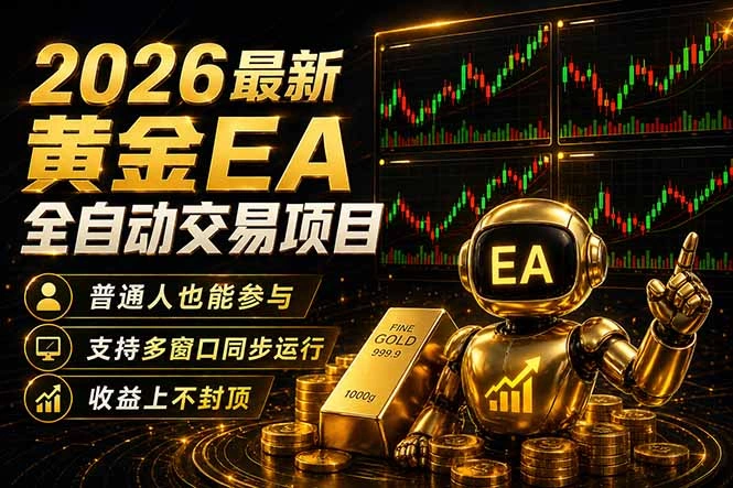 最新黄金EA量化赛道，全程自动执行，多窗口操作直接放大结果-科技美南博客