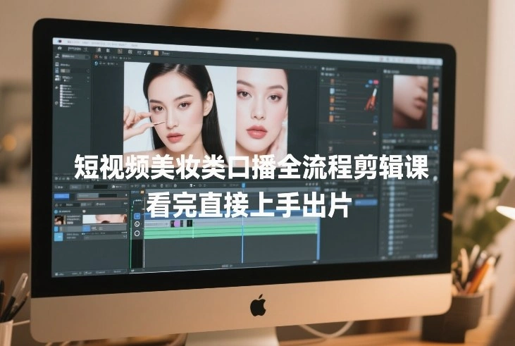 短视频美妆类口播全流程剪辑课，看完直接上手出片-科技美南博客