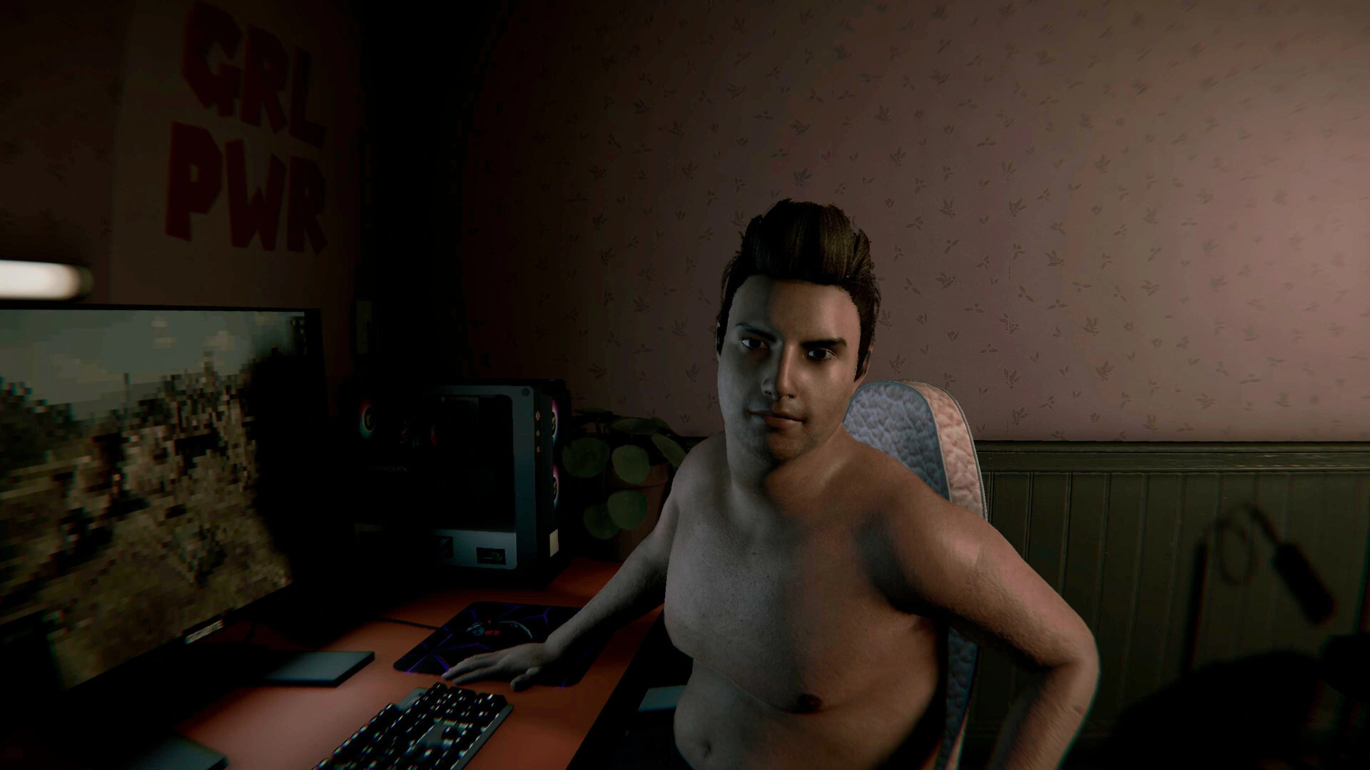 我在一个胖子的房子里醒来:他三十多岁,喜欢啤酒和游戏/I woke up in the house of a fat man: he's over 30 years old and loves beer and games 我在一个胖子的房子里醒来:他三十多岁,喜欢啤酒和游戏/I woke up in the house of a fat man: he's over 30 years old and loves beer and games