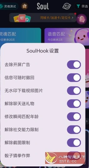 Soul v5.86.0内置模块-科技美南博客