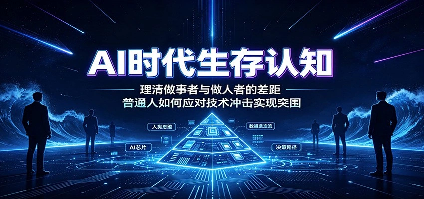 AI时代生存认知：理清做事者与做人者的差距，普通人如何应对技术冲击实现突围-科技美南博客