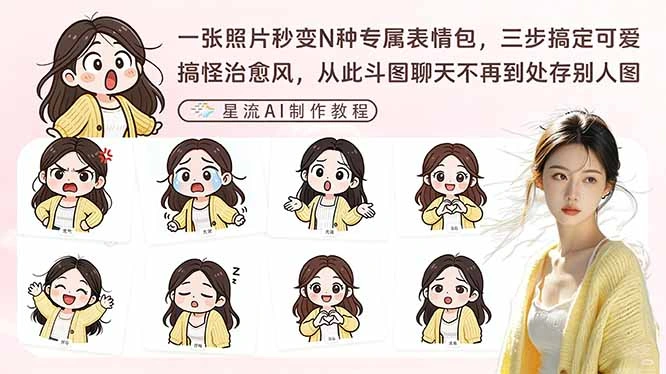 一张照片秒变N种专属表情包，三步搞定可爱搞怪治愈风，从此斗图聊天不再到处存别人图-科技美南博客
