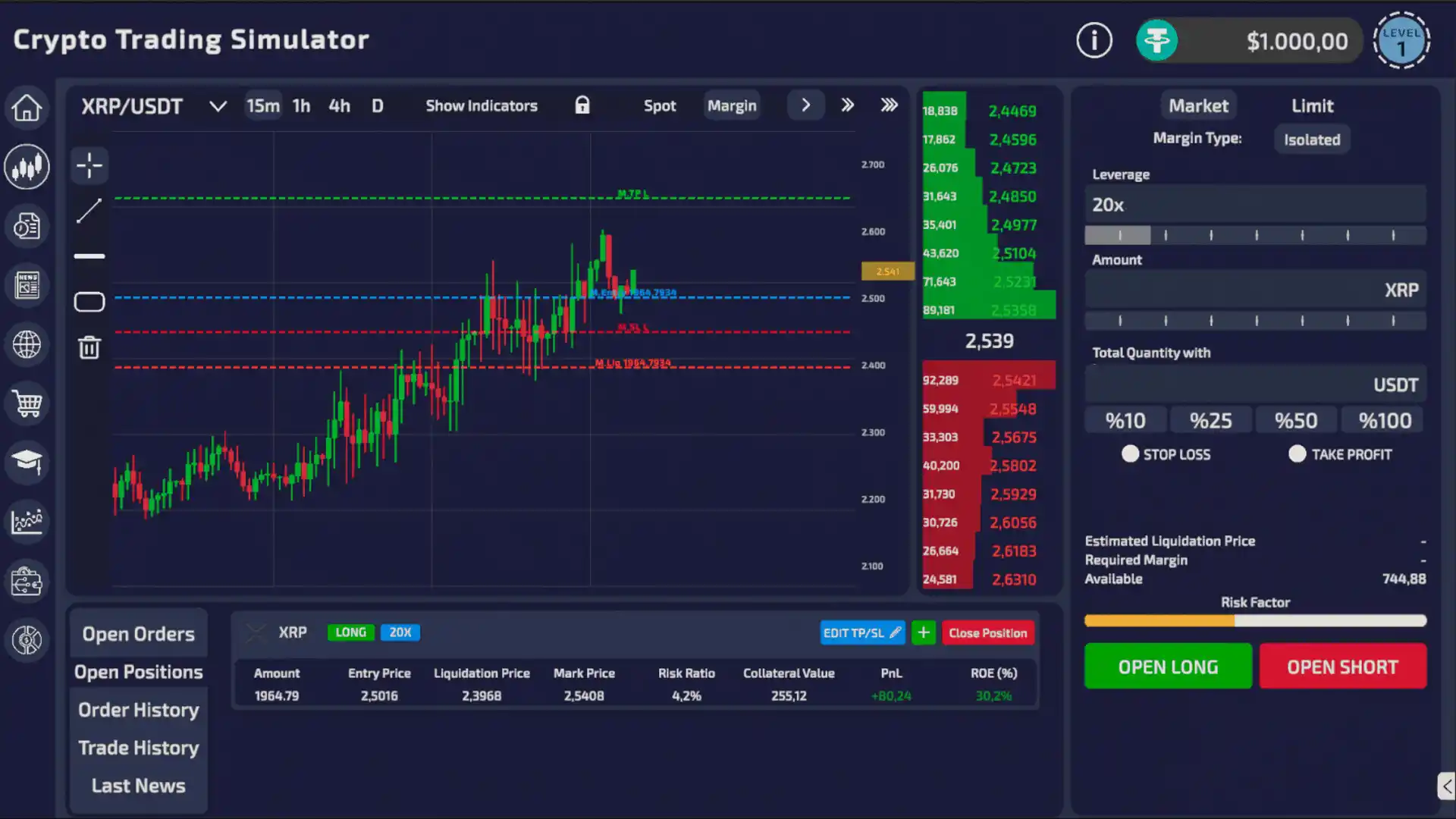 加密货币交易模拟器/Crypto Trading Simulator-科技美南博客