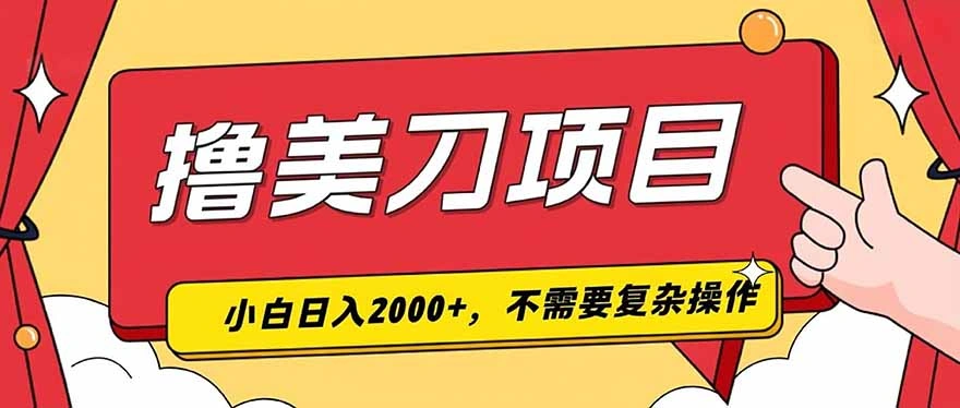 撸美刀，单日收入2000+，小白可做-科技美南博客